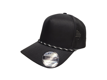 Picture of M1125 Snapback Microfiber Hat with cord and laser hole